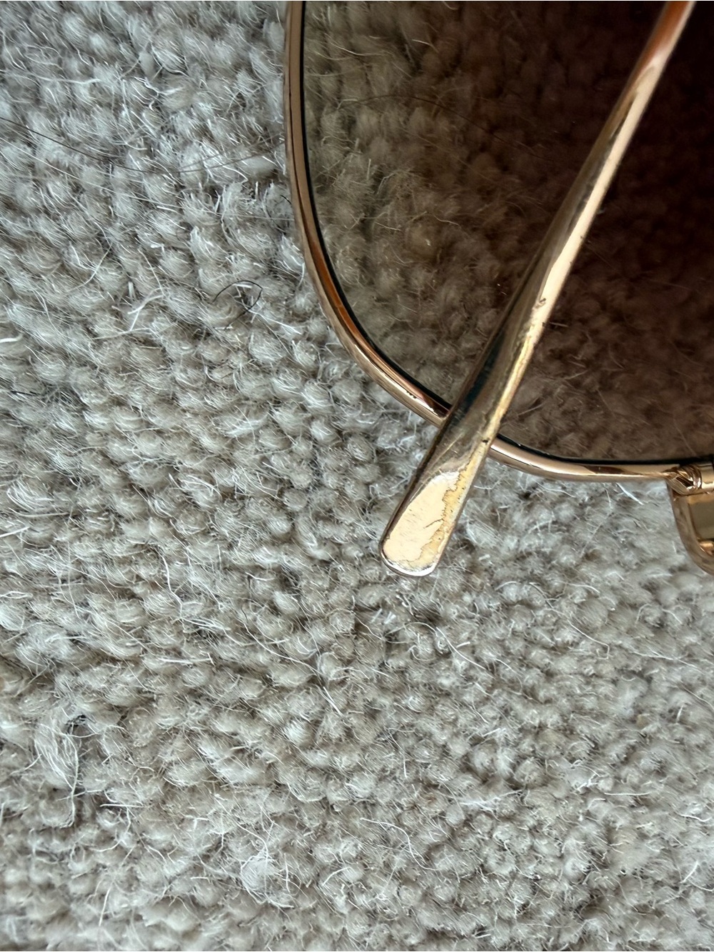VEHLA Gold Frame Brown Gradient Lens Men's Sunglasses - Picture 4 of 5